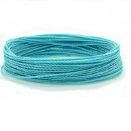 Polyester Koord 1mm Blauw 10mtr